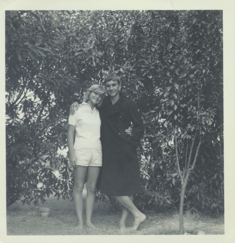 A young girl and a young man in early to mid teens.