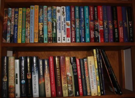 Bookshelf full of books