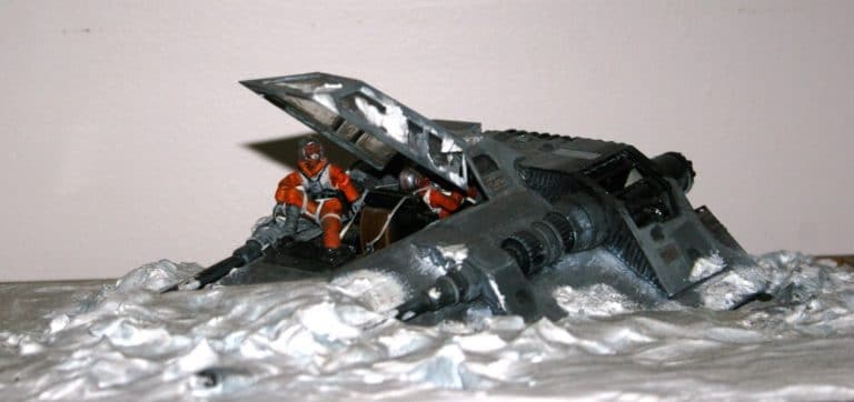 Snow speeder model