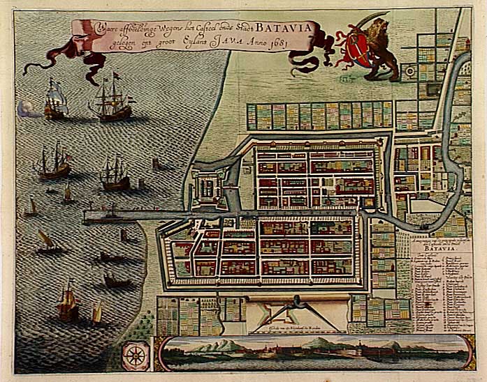 picture of map of Batavia
