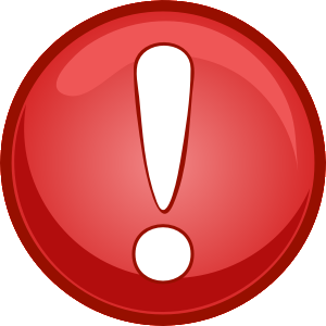 WARNING symbol