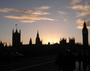picture of Sunset on the Houses of Parliament, London