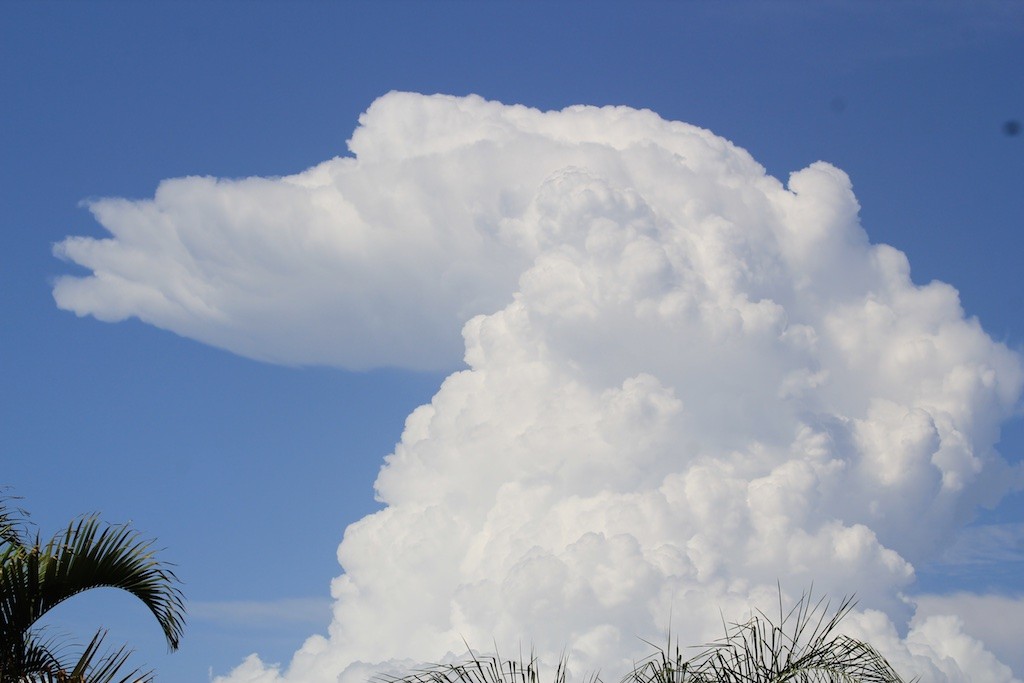 A cumulus tower