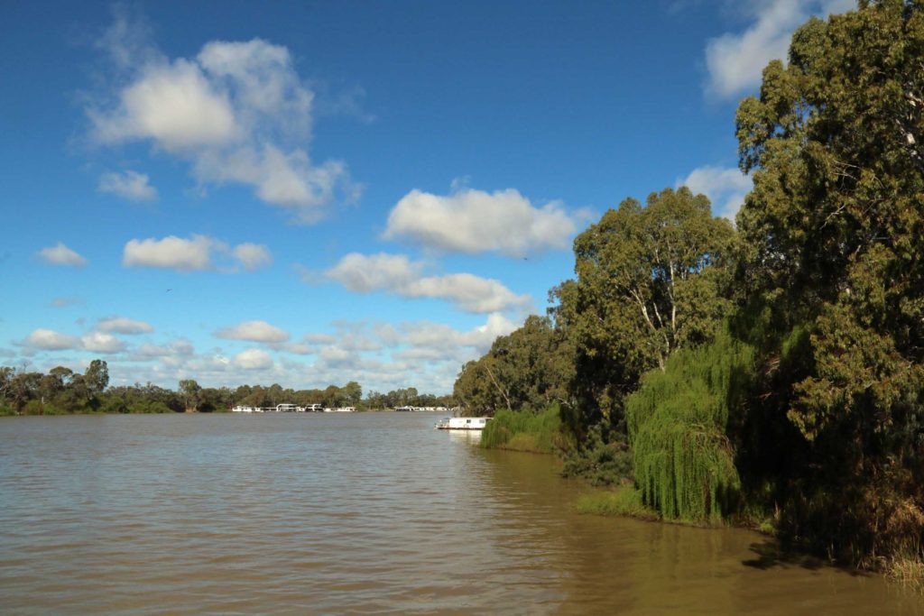 The Murray River. It probably needs to undo that top button