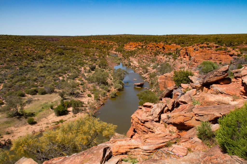 From Hawk's Head on the Murchison