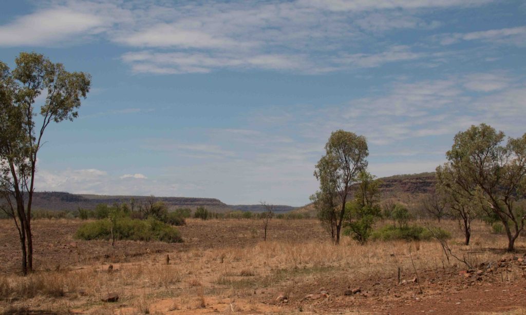 Typical Kimberley country - flat plains and flat hills