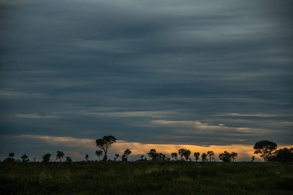 Spectacular sky on the way out of Longreach
