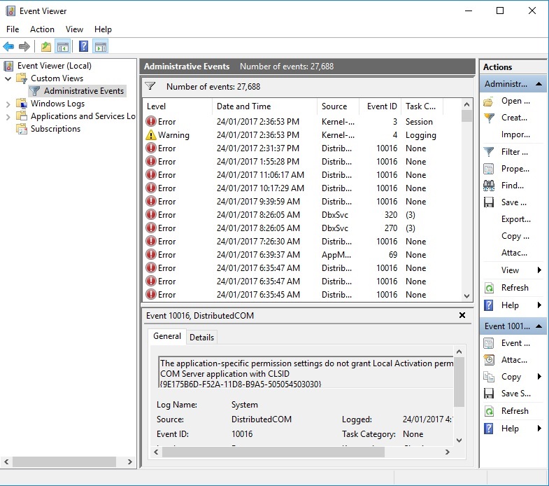Eventviewer
