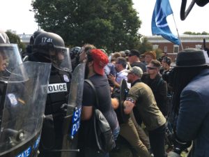 White supremacists clash with police 36421659232