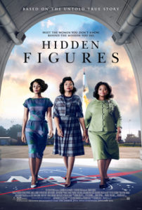 The official poster for the film Hidden Figures 2016