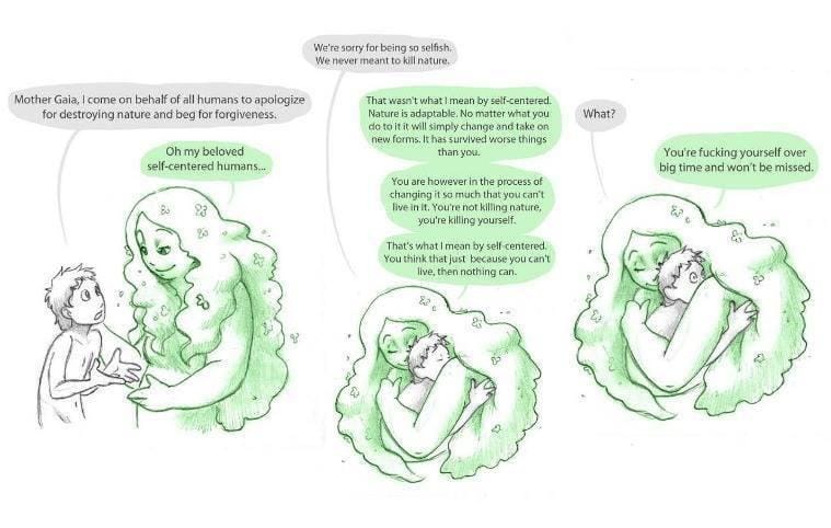 Gaia cartoon