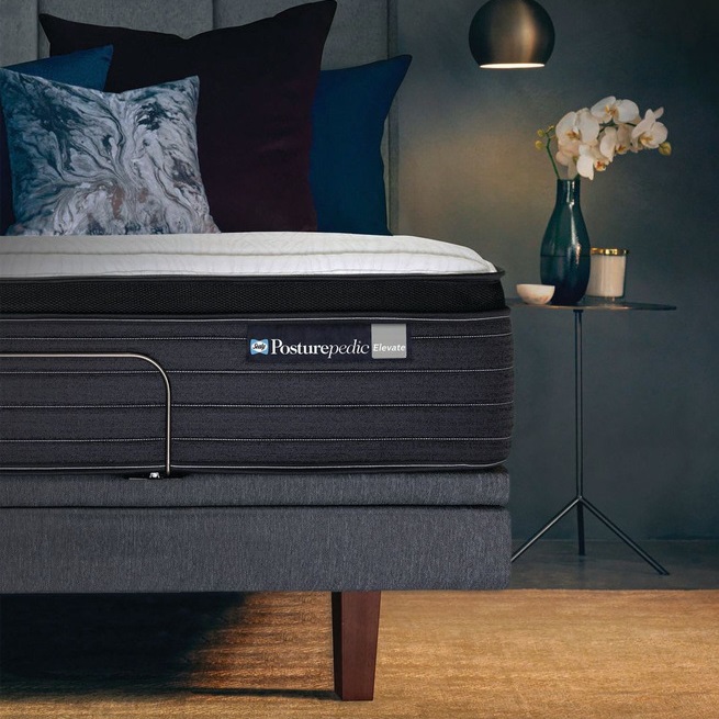 Sealy Posturematic Energise Adjustable Base with Elevate Flex Mattress