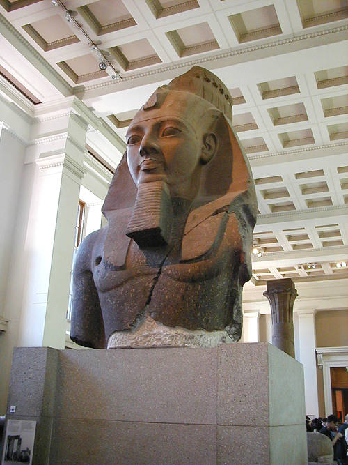 Colossal bust of Ramesses II the Younger Memnon