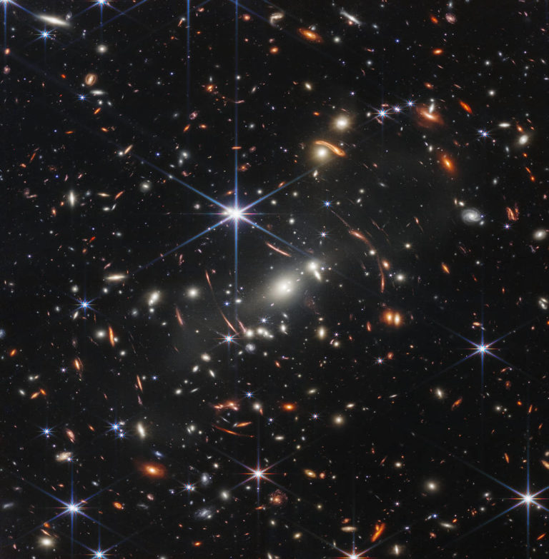 main image deep field photo showing millions of galaxies from James Webb telescope