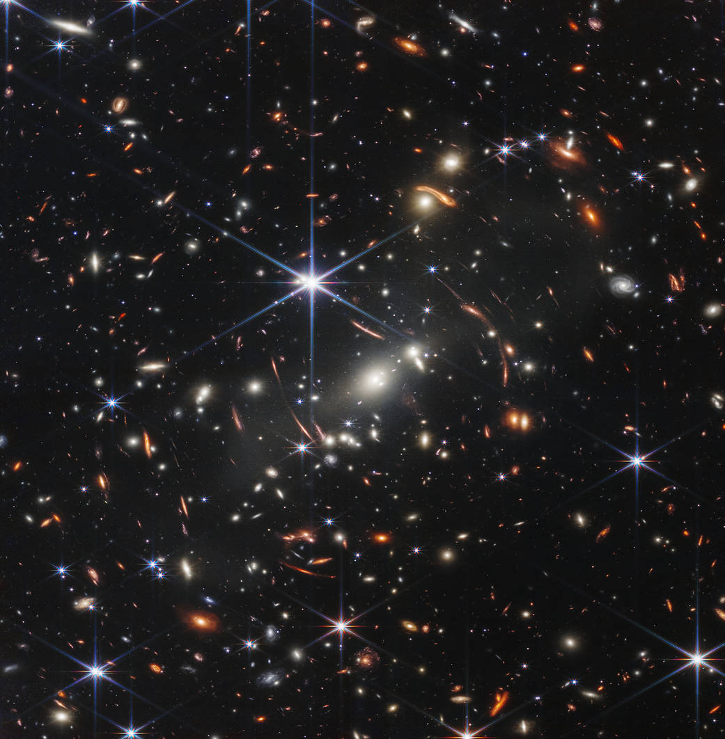 main image deep field photo showing millions of galaxies from James Webb telescope