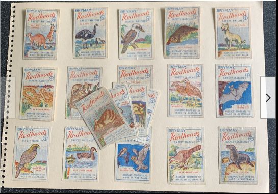 Screenshot 2023 10 06 at 07 52 29 Bryant May 1960 AUSTRALIAN FAUNA Set of 64 Matchbox Labels eBay