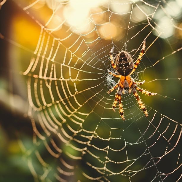 gretavdr a spider weaving a web 04626f92 9e58 49a6 a7a3 1f9ea67c5c18