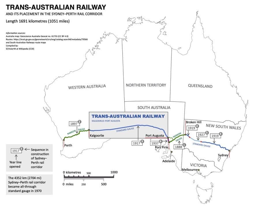 Trans Australia railway 1