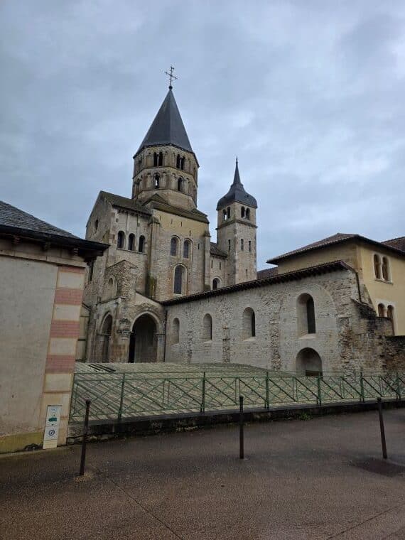 Cluny remains - a couple of towers and out buildings